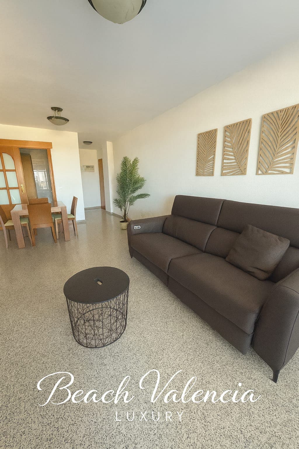BEACH VALENCIA LUXURY B7-21 Apartment with terrace and sea views with two rooms — salón, zona de estar
