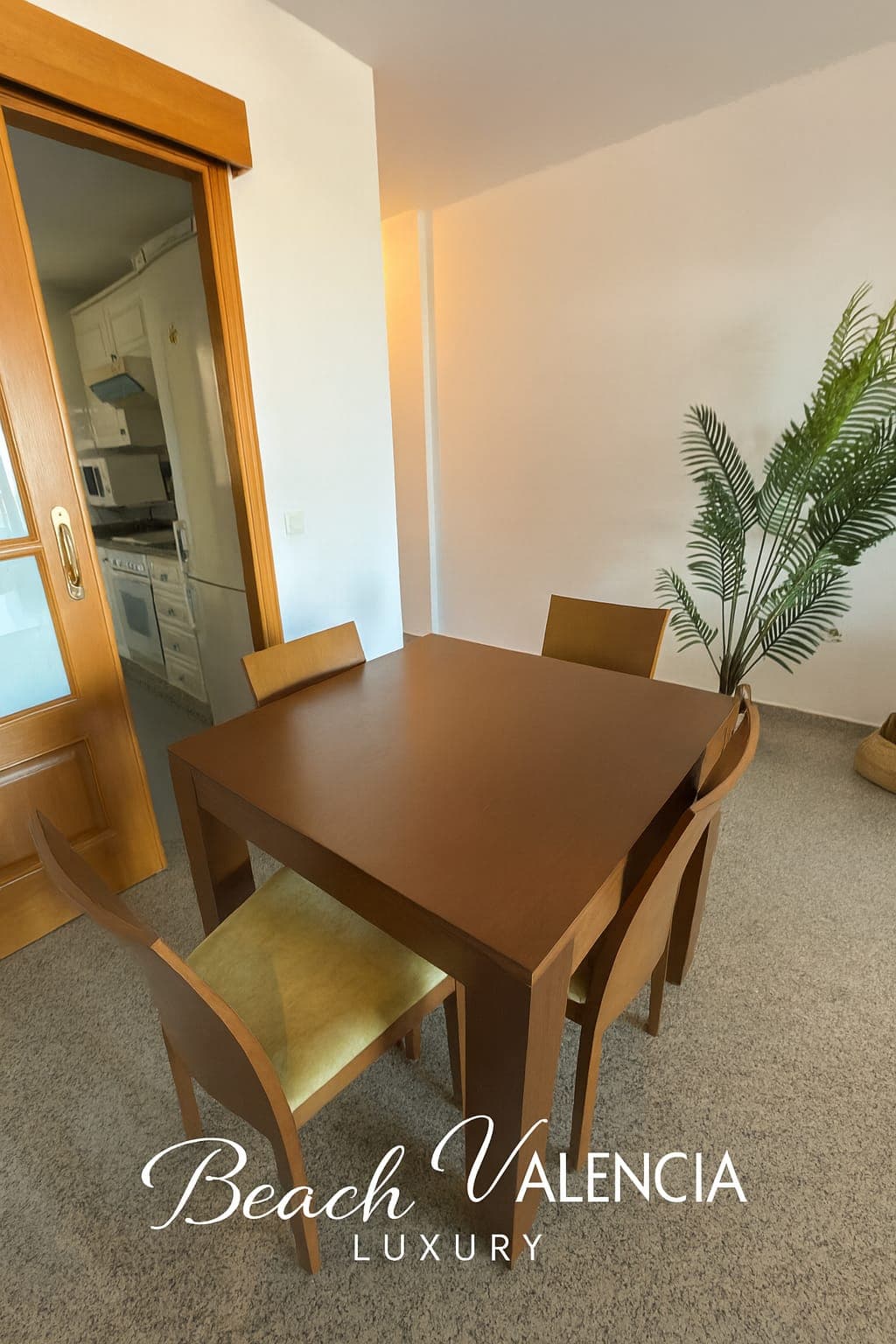BEACH VALENCIA LUXURY B7-21 Apartment with terrace and sea views with two rooms — comedor