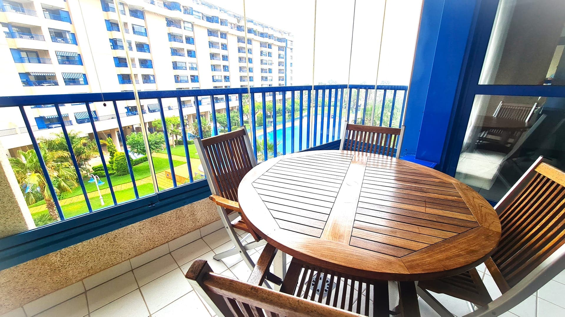 BEACH VALENCIA LUXURY D15-9 Apartment with terrace and sea views with two rooms — terraza