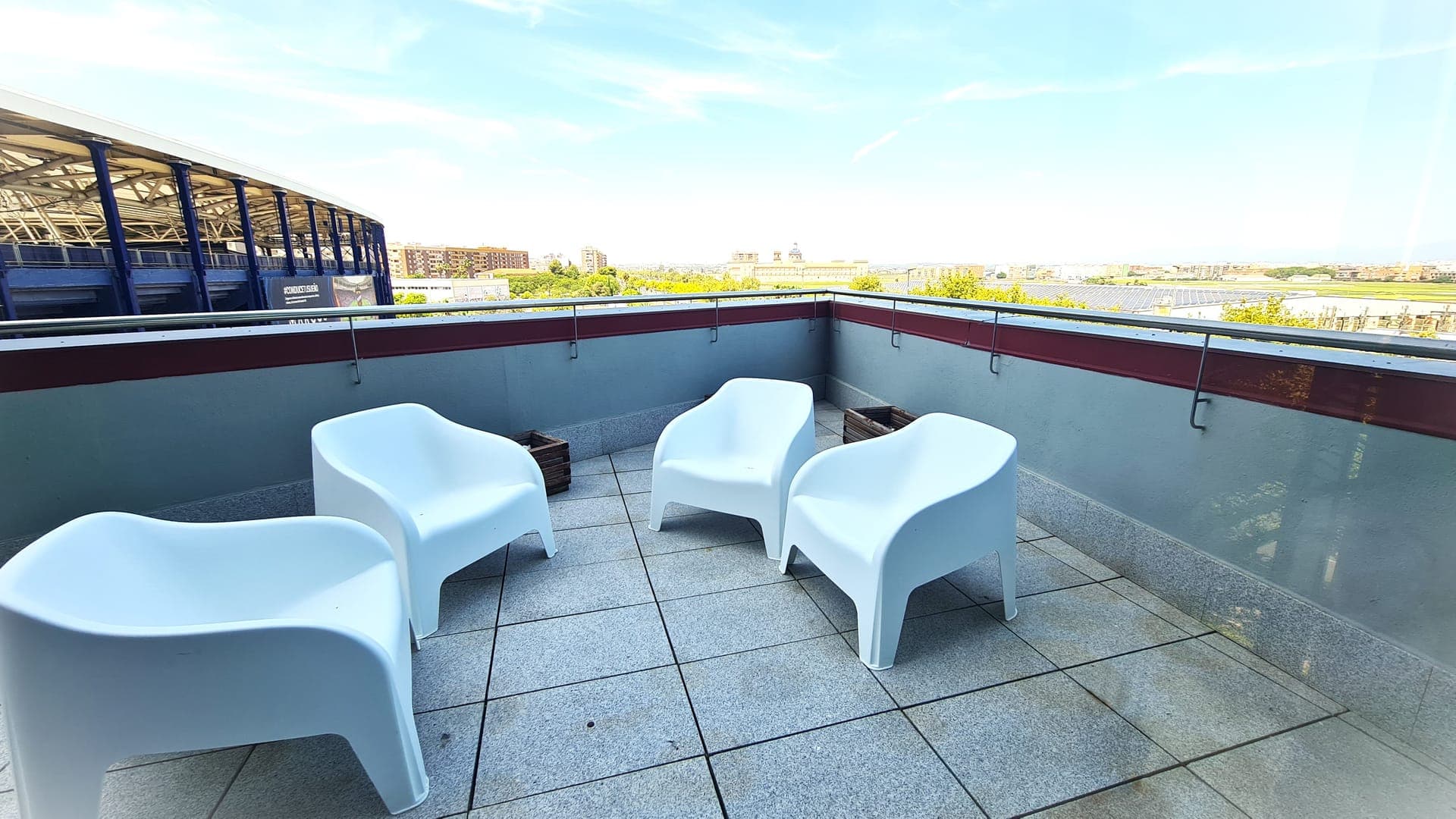 BEACH VALENCIA LUXURY 117 E-Arenas Apartment with terrace in Edificio Arenas — terraza
